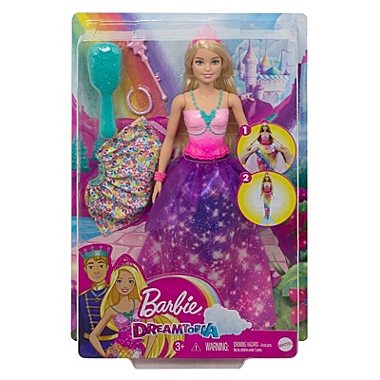 Barbie Dreamtopia 2 In 1 Blonde Doll Set. View a larger version of this product image.
