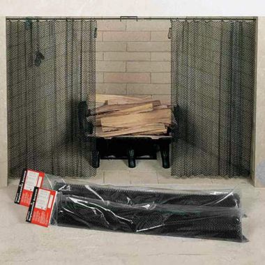 Replacement Screen Panels Black 26'' High x 48'' Wide by Justesen. View a larger version of this product image.