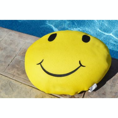 The Pool Supply Shop 26" Happy Smiley Face Floating Swimming Pool Pillow. View a larger version of this product image.