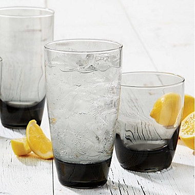 Libbey 16-pice Classic Smoke Tumbler and Rocks Glass Set. View a larger version of this product image.