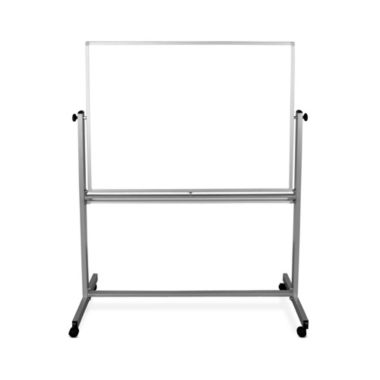 Luxor 48"W x 36"H Double-Sided Magnetic Whiteboard - 1 Pack. View a larger version of this product image.