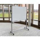 Alternate image 2 for Luxor 48"W x 36"H Double-Sided Magnetic Whiteboard - 1 Pack