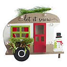 Alternate image 0 for Northlight 12" Red and Green RV "Let It Snow" Christmas Tabletop Decoration