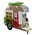 Alternate image 2 for Northlight 12" Red and Green RV "Let It Snow" Christmas Tabletop Decoration