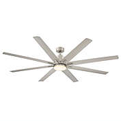 Trade Winds Ezra 72" LED Outdoor Ceiling Fan in Brushed Nickel