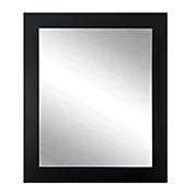 BrandtWorks Commercial Value Black Finish Lobby Wall Mirror 32" x 38"