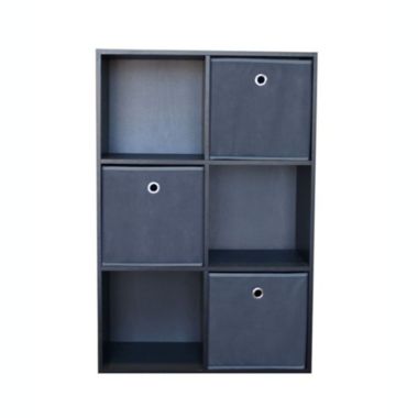 Proman Products Contemporary Decorative Colonial Storage Cube, Black. View a larger version of this product image.