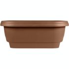 Alternate image 0 for Friskars Classic Oval Deck Rail Planter, 24in  - Chocolate