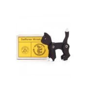 Alexander Taron 2.25" Black Cat Contemporary Wood Matchbox