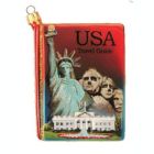 Alternate image 0 for USA Travel Guide Polish Mouth Blown Glass Christmas Ornament Tree Decoration
