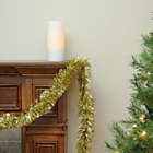 Alternate image 1 for Northlight 50&#39; x 4" Gold Tinsel Artificial Christmas Garland - Unlit