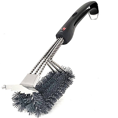 Kona Safe/Clean Ceramic Nylon Grill Brush with Scraper - Metal Bristle Free. View a larger version of this product image.