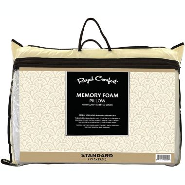 Royal Comfort Pillow Memory Foam White - Standard. View a larger version of this product image.