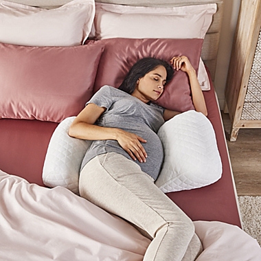 Nue by Novaform White Wedge Pregnancy Pillow. View a larger version of this product image.