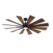 Savoy House Farmhouse 60" Ceiling Fan , DC Motor and LED Light, Damp Rated (60" W x 62"H)