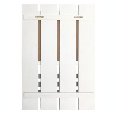 Elegant Designs Chalkboard Sign with Key Holder Hooks and Mail Storage, White Wash. View a larger version of this product image.