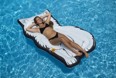 1X FineLife Products GIANT Black Pirate Pool Float Over 5 Feet Long Repair Kit 