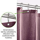 Alternate image 2 for mDesign Waffle Weave Fabric Shower Curtain