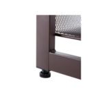 Alternate image 3 for SONGMICS Bronze Metal Shoe Rack with Adjustable Shelves