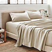 Bare Home Sheet Set - Premium 1800 Ultra-Soft Microfiber Sheets - Double Brushed - Hypoallergenic - Wrinkle Resistant (Sand, Twin)