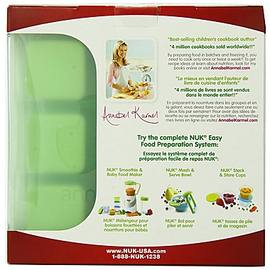 NUK Homemade Baby Food Flexible Freezer Tray and Lid Set. View a larger version of this product image.