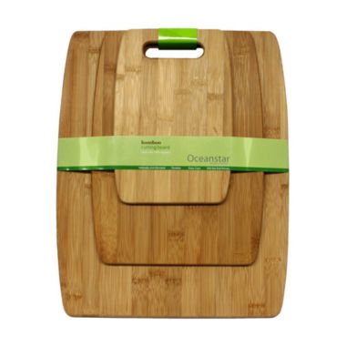 Oceanstar Design Group Oceanstar 3-Piece Bamboo Cutting Board Set CB1156. View a larger version of this product image.