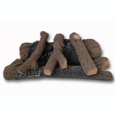 Proman Products Modern Alpine artificial fire logs 6 pieces,  17"Long x 7"Short. View a larger version of this product image.