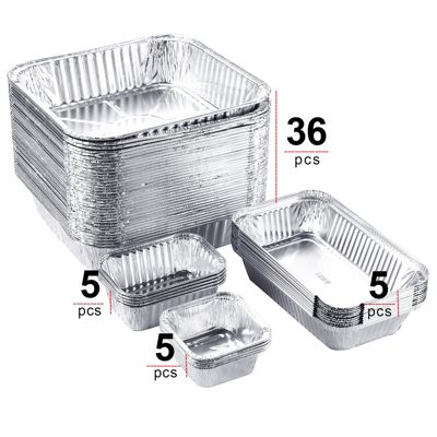 Disposable Aluminum Foil Toaster Oven Pans Standard Size BPA Free 20 Pack New 