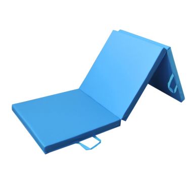 PRISP 6'x2' Folding Exercise Mat - Tri-Fold Gymnastics Mat for Home Gym and Fitness Workouts, 2" Thick. View a larger version of this product image.