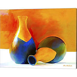 Great Art Now Two Vases by Ata Alishahi 20-Inch x 16-Inch Canvas Wall Art
