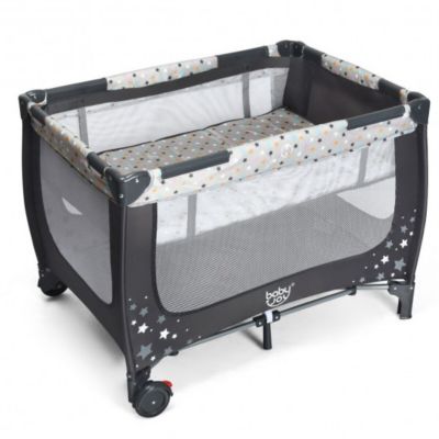 Costway Portable Baby Playpen with 