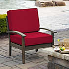 Alternate image 1 for Arden Selections ProFoam EverTru Acrylic Deep Seat Patio Cushion Set, Caliente Red, 24 x 24 x 6"
