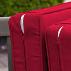 Alternate image 3 for Arden Selections ProFoam EverTru Acrylic Deep Seat Patio Cushion Set, Caliente Red, 24 x 24 x 6"