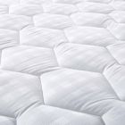Alternate image 3 for Unikome 100% Breathable Cotton Fitted Mattress Pad with Honeycomb Quilted in White, Queen