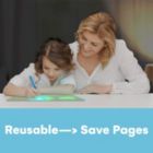 Alternate image 0 for Noa Store Fun Magnetic Drawing Board Glow In Dark With Light - Drawing Tablet, Lcd Writing