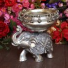 Alternate image 1 for Cottage Handicraft ,Urli Elephant with Free Elephant Gift