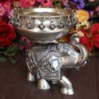 Alternate image 2 for Cottage Handicraft ,Urli Elephant with Free Elephant Gift