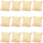 Alternate image 3 for Juvale Bracelet Pillow Display 12-Pack Linen Jewelry Display Pillow 3 x 3 inches - Beige