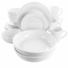 Alternate image 0 for Elama Carey 18 Piece Round Porcelain Dinnerware Set in White