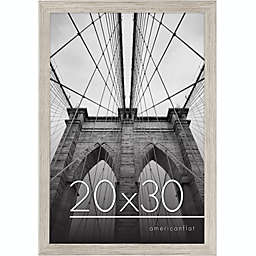 Americanflat 20x30 Poster Frame in Light Wood with Polished Plexiglass - Horizontal and Vertical Formats with Included Hanging Hardware