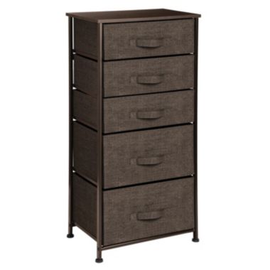 mDesign Vertical Dresser Storage Tower with 5 Drawers. View a larger version of this product image.