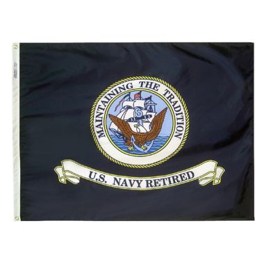 Annin US Navy - Retired - 3ft x 4ft Nylon. View a larger version of this product image.