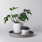 Alternate image 2 for Kanso Designs 11" Coffee Table Tray, Large Round Trays, Table Tray, Decorative Trays, Jewelry Tray, Coffee Tray, Perfume Tray, Bathroom Tray, Saucer Trays