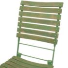 Alternate image 1 for Sunnydaze Indoor/Outdoor Patio or Dining Café Couleur European Chestnut Wooden Folding Bistro Chair - Green - 2pk