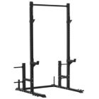 Alternate image 0 for Soozier Power Rack Tower Exercise Workout Station Squat Rack w/ Pull Up Bar & Horizontal Bar Weightlifting Strength Training
