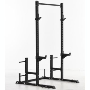Soozier Power Rack Tower Exercise Workout Station Squat Rack w/ Pull Up Bar & Horizontal Bar Weightlifting Strength Training. View a larger version of this product image.