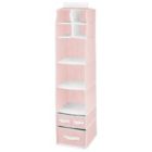 Alternate image 0 for mDesign Over Closet Rod Storage Organizer 7 Shelves/3 Drawers