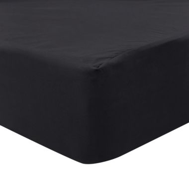 PiccoCasa 14" Deep Pocket Waterproof Fitted Sheet, Solid 100% Brushed Microfiber with TPU Membrane Backing Pocket Bed Sheet, Soft and Breathable Bed Fitted Sheet, Black King. View a larger version of this product image.