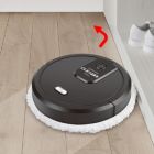Alternate image 2 for Stock Preferred 3.7V Mopping Robot Cleaner Sweeping Machine in Rechargeable Black