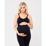 Ripe Maternity Seamless Nursing Tank Black